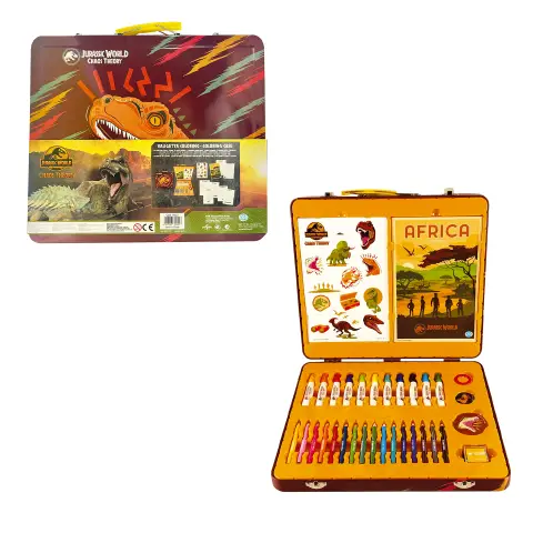 Jurassic World Valigetta Per Colorare