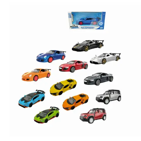 Silver Wheel Auto A Licenza Internazionale 1:35/40 Retrocarica