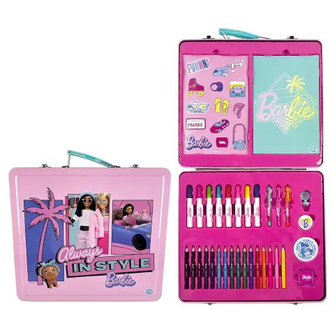 Multicolor Barbie Valigetta Creativa 31 Pezzi
