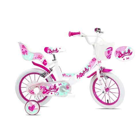 Bicicletta 14 Pollici Butterfly, Bici per Bambini  3-5 Anni