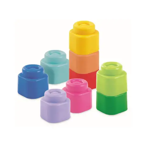 Soft Clemmy Set Mattoncini Morbidi Arcobaleno 9 Pezzi