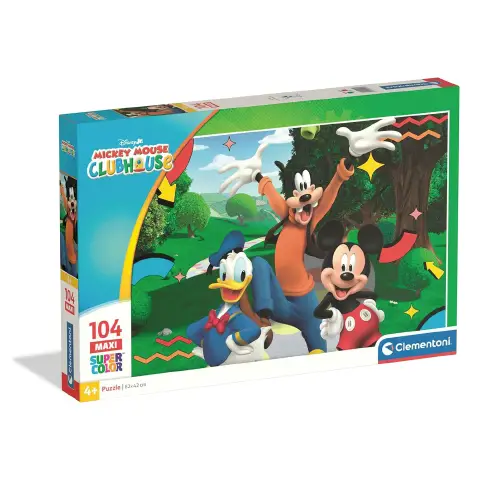 Puzzle 104 Pezzi Maxi Micky Mouse Club House