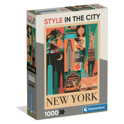 Puzzle 1000 Pezzi Style In The City New York - confezione 13 pz