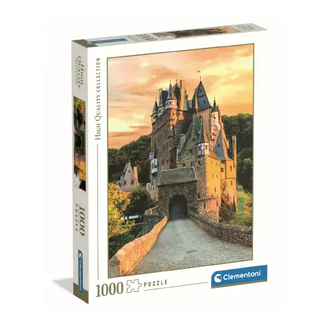 Puzzle 1000 Pezzi Hqc Tramonto Al Castello Di Eltz, Germania - confezione 13 pz