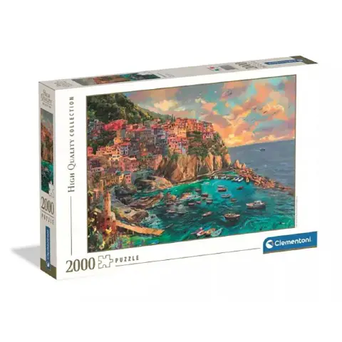 Puzzle 2000 Pezzi Hqc Dipinto Di Manarola - Cinque Terre