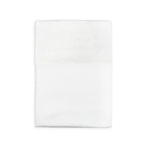 Lenzuolo Per Lettino 100x140cm in Satin con Bordo Sangallo