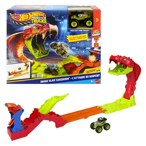 Hot Wheels Monster Truck Attacco Del Serpente