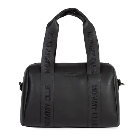 Borsa Cambio Mommy Club Signature in Ecopelle Black Childhome