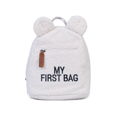 Childhome My First Bag Zaino Bambini Teddy Off White