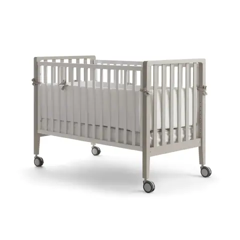 Lettino Evolutivo Win Pali Bianco/Tortora 6in1 con Tessile Menta