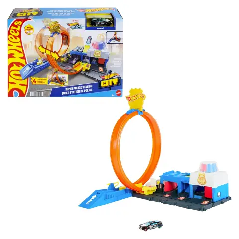 Hot Wheels City Super Stazione di Polizia