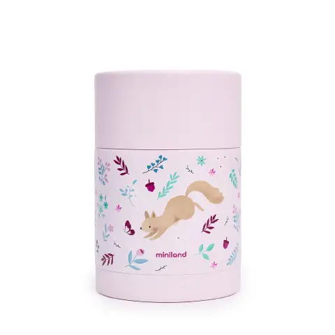 Portapappa Termico In Acciaio Inox Dreamland Scoiattolo 600 ml