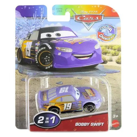 Cars Cambia Colore Dinoco Bobby Swift JKP75