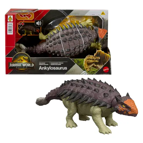 Jurassic World Rebirth Ankylosaurus Ruggito Selvaggio