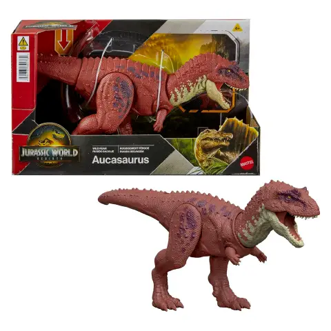 Jurassic World Rebirth Aucasaurus Ruggito Selvaggio
