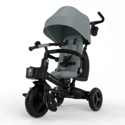 Kinderkraft Triciclo Aveo 2 Plus 6in1 Grey – da 9 Mesi a 5 Anni