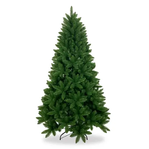 Albero di Natale Velkar in PVC, 1475 Rami con Apertura a Ombrello, Altezza 240 cm