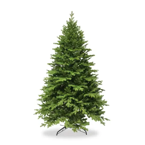 Albero di Natale Selira 100% PE Ultra-Realistico, 1004 Rami a 5 e 7 Punte, Altezza 210 cm
