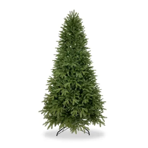 Albero di Natale Whisper 100% PE Ultra-Realistico, 891 Rami a 5 Punte, Altezza 180 cm
