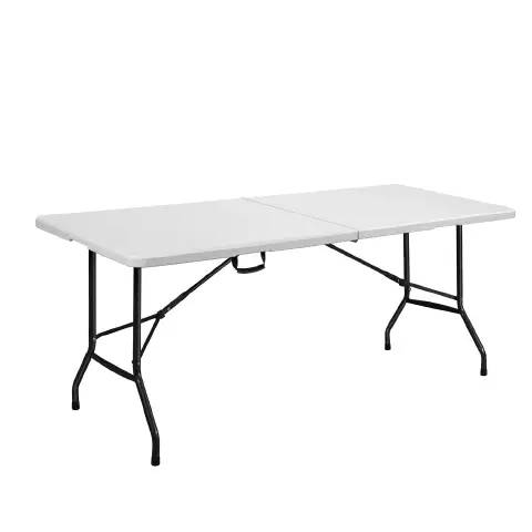 Tavolo Birreria Pieghevole 180x70 Bianco