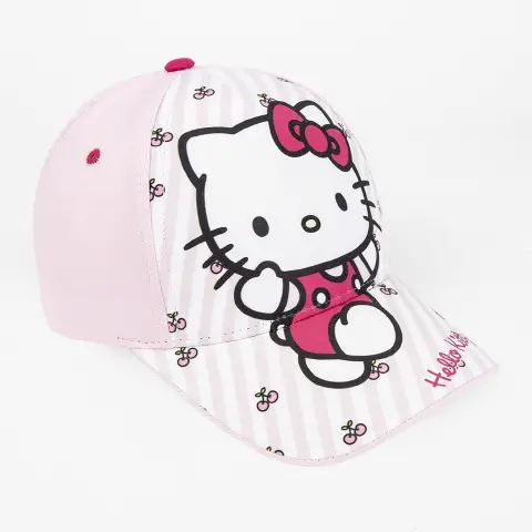 Cappellino Hello Kitty 53cm Rosa Chiaro