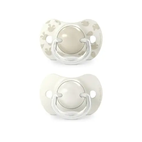 Birdies Succhietto Con Tettina In Silicone 6/18m Neutro 2 Pezzi Suavinex