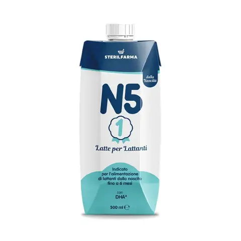 Latte N5 1 Liquido 0/6 Mesi 500ml Steril Farma