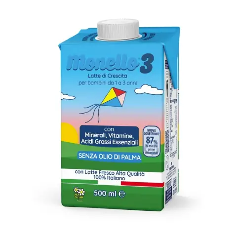 Latte Monello 3 Liquido 1/3 Anni 500ml Steril Farma
