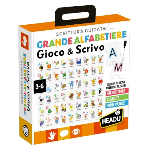 Scrittura Guidata Grande Alfabetiere Prescrittura Headu