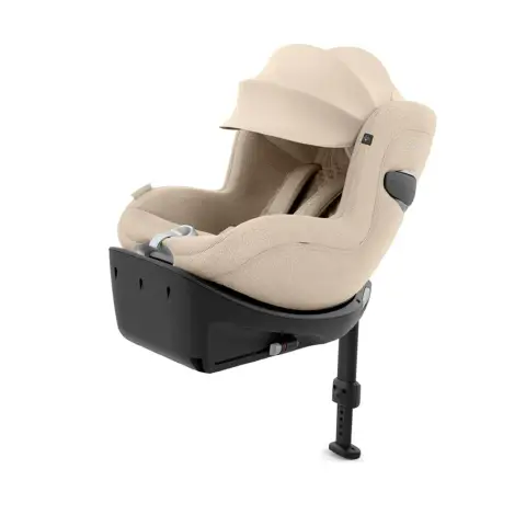 Seggiolino Auto Sirona Ti i-Size Cozy Beige Plus con Base inclusa 40-105CM