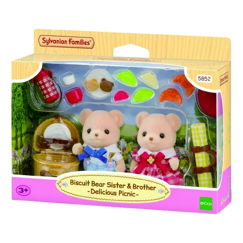 Sylvanian Families Delizioso Picnic Fratelli Orso Biscotto