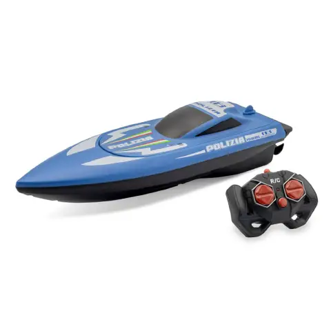 Battello Polizia Radiocomandato 2.4 GHz