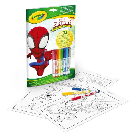 Album Attività Da Colorare Con Pennarelli Spidey
