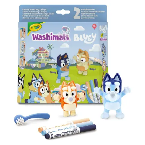 Washimals Pets - Set Cuccioli Bluey 2 Pezzi