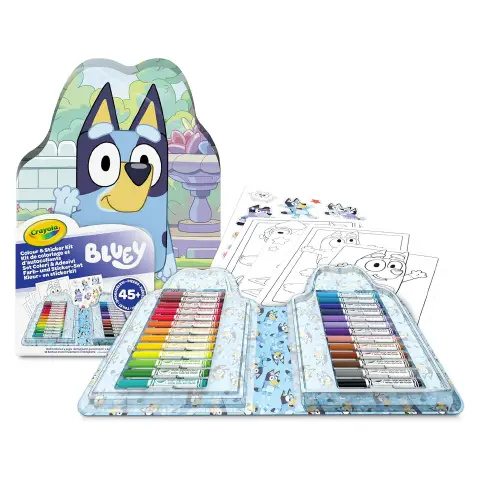 Valigetta Colori E Adesivi Bluey