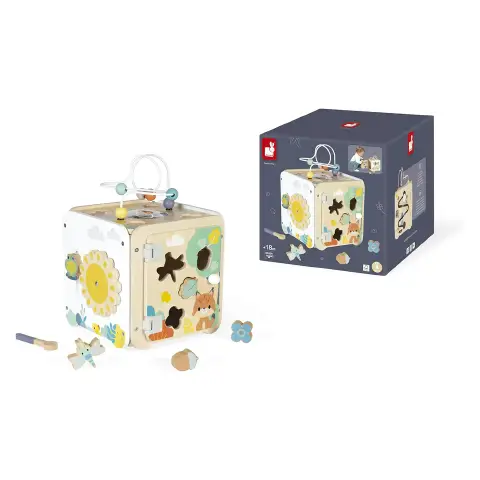 Janod Grande Cubo Multiattività In Legno