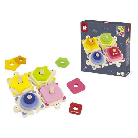 Tartarughe Impilabili In Legno Gioco Educativo