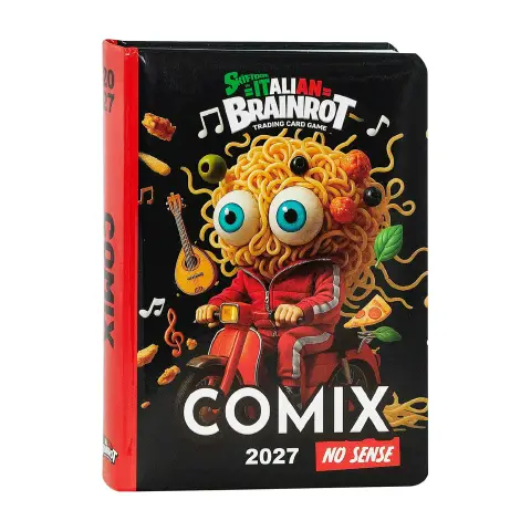 Skifidol Italian Brainrot Superdiario Standard 13 Mesi Comix Ltd Spaghetti Card
