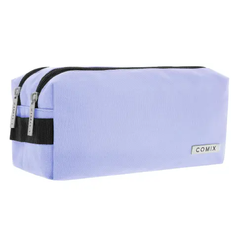 Astuccio Scuola 2 Zip Comix Lilla