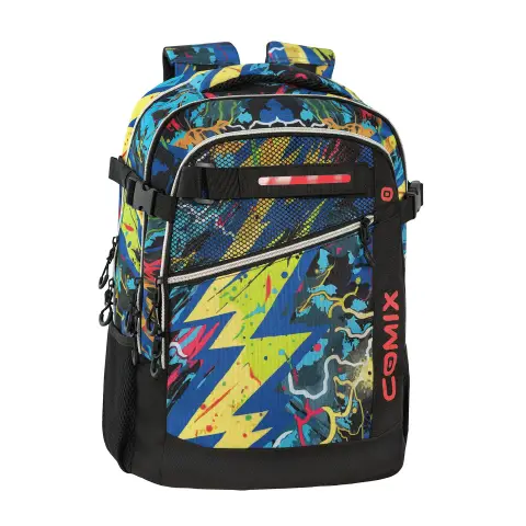 Zaino Scuola Organizzato Comix Wbs 2.0 Thunder