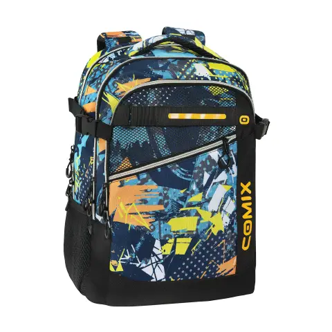 Zaino Scuola Organizzato Comix Wbs 2.0 Mix Blu