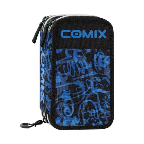 Astuccio Scuola Corredo 3 Zip Comix Wbs 2.0 Street