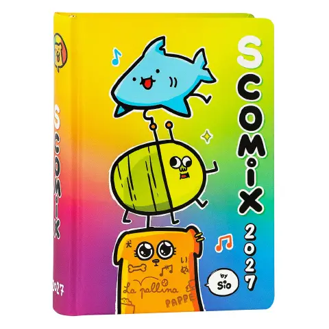 Scomix Diario Agenda 16 Mesi Medium Multicolor