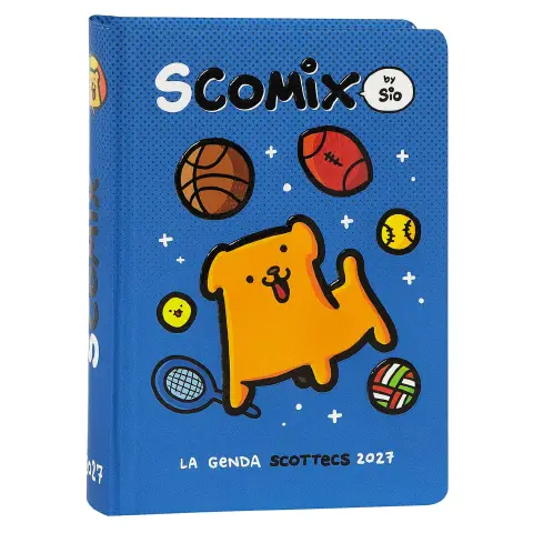 Scomix Diario Agenda 16 Mesi Medium Blu