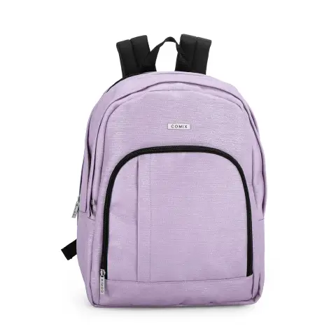 Zaino Scuola Organizzato Comix Lurex Lilla