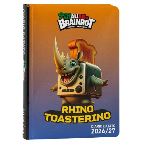 Skifidol Italian Brainrot Diario Datato 12 Mesi Standard Rhino