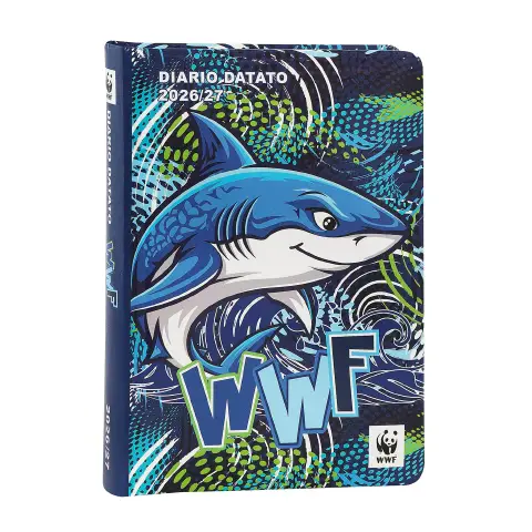 Wwf Diario 12 Mesi Standard Squalo Illustrato