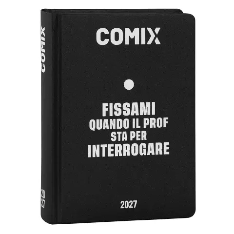 Comix Diario Agenda 16 Mesi Mignon Plus Black&white