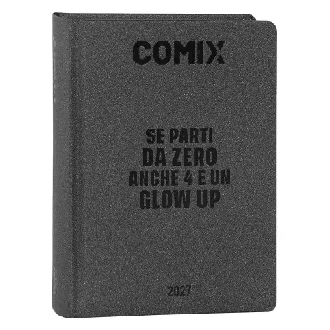Comix Diario Agenda 16 Mesi Mignon Plus Charcoal
