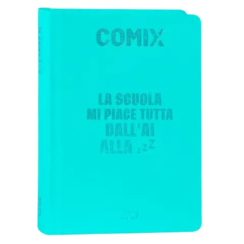 Comix Diario Agenda 16 Mesi Mignon Plus Turchese